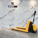 Electric Pallet Truck Manufacturer - Walking Semi Electric 1 Ton Battery Forklift