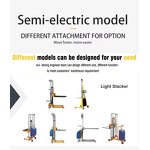 Pallet Stacker Manufacturer - Battery Electric Portable Forklift Manual Stacker