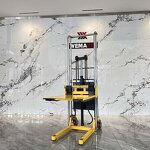 Stacker Lift Manufacturer - Factory Self Loading 1500kg Full Electric Walkie Stacker