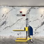 Stacker Lift Manufacturer - Factory Self Loading 1500kg Full Electric Walkie Stacker