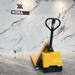 Electric Pallet Truck Manufacturer - Walking Semi Electric 1 Ton Battery Forklift