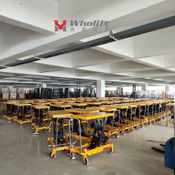 Scissor Lift Manufacturer - Stationary Scissor Lift with Rotating Electric Table