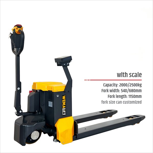 Pallet Truck Manufacturer - CE Certified Electric Pallet Jack with Scale
