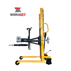 Drum Loader Manufacturer - 350kg 1000mm Movable Manual Hydraulic Drum Lifter