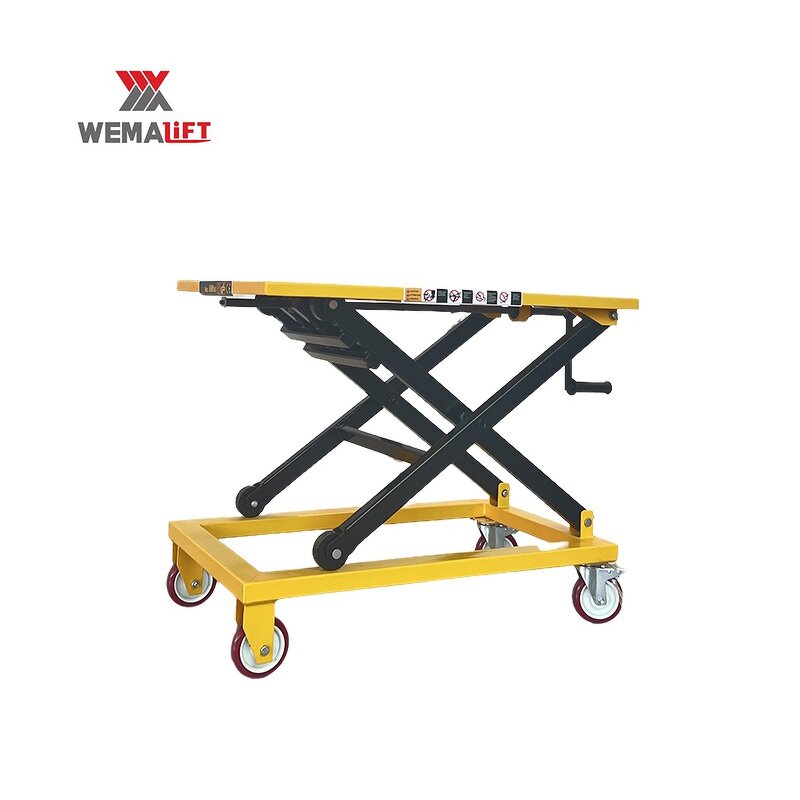 Hydraulic Lifting Table Manufacturer - Lightweight Movable 1.5m Manual Lifting Table