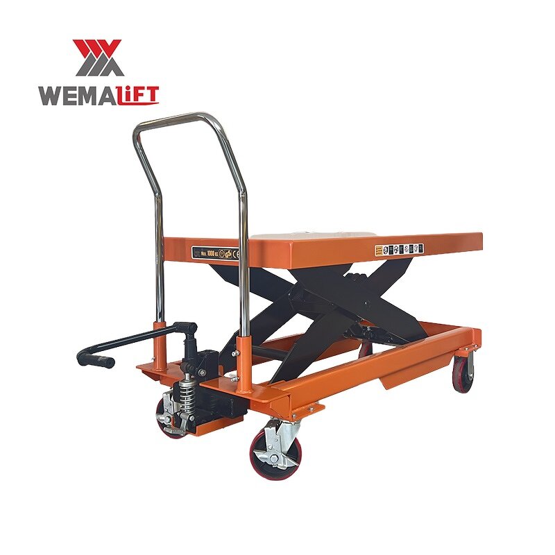 Lift Table Manufacturer - 300kg 900mm Manual Hydraulic Scissor Lift Table