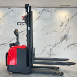 Pallet Stacker Manufacturer - Portable Self Loading Semi Electric Pallet Stacker