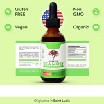 Sea Moss Liquid Drops Factory - OEM Organic 1000mg Weight Detox Cleanse