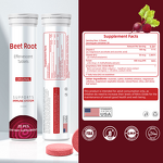 Hair Growth Vitamins Supplier - Biotin Beetroot Effervescent Tablets for Adults