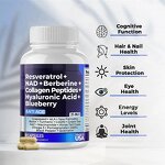 NAD Resveratrol Supplement Manufacturer - High Berberine Hyaluronic Acid Biotin