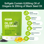 Oregano Oil Capsules Factory - Private Label with Black Seed Oil Softgel Extract