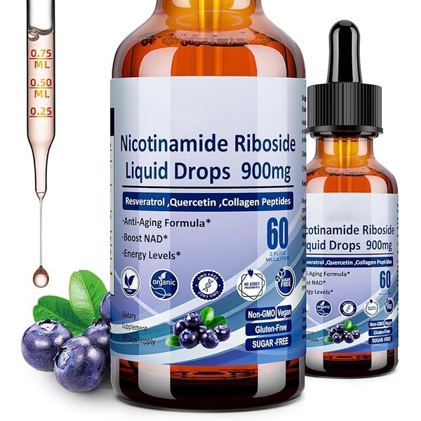 NAD Nicotinamide Drops Manufacturer - with Resveratrol Quercetin for Anti-Aging Brain