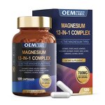 Magnesium Capsules Supplier - 12-in-1 Complex 700mg Glycinate for Muscle Heart Support
