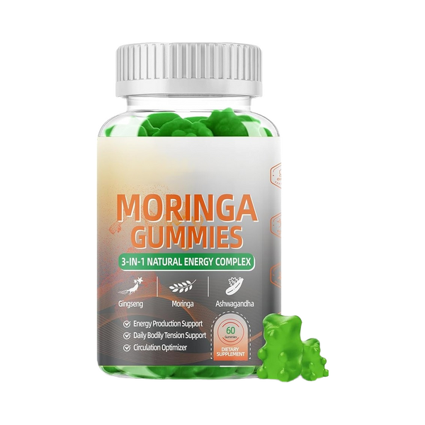 Super Greens Gummies Manufacturer - OEM Moringa with Ginseng Ashwagandha for Adults