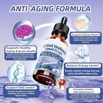 NAD Nicotinamide Drops Manufacturer - with Resveratrol Quercetin for Anti-Aging Brain