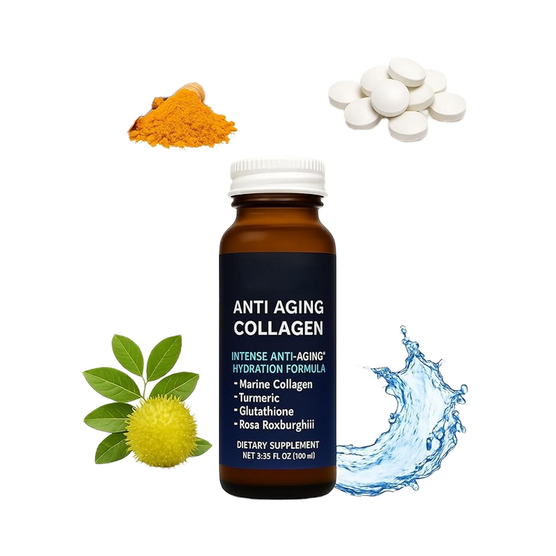 Liquid Collagen Supplier - Anti-Aging Formula with Turmeric & Glutathione for All