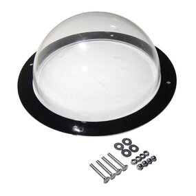 Transparent Pet Fence Manufacturer - Acrylic Semi-circle Window Cover Door