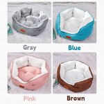 Donut Pet Bed Supplier - Round Washable Anti-Slip Water-Resistant Cushion