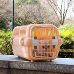Pet Flight Carrier Supplier - Aircraft Checked Portable Cage for Small Dogs