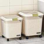Pet Food Storage Container Manufacturer - Large Bins with Wheels Scoop Airtight Lid