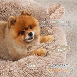 Dog Bed Supplier - Donut Washable Anti-Slip Round Fluffy Plush for Pets