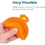Silicone Pet Can Lid Supplier - 2 Packs BPA Free Dishwasher Safe Food Can Cover