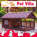 Dog Crate Supplier - Solid Wood Outdoor Rainproof Kennel Indoor Cage