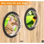 Transparent Pet Fence Manufacturer - Acrylic Semi-circle Window Cover Door
