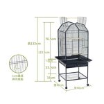 Parrot Cage Manufacturer - Metal Rolling Stand Cage for Cockatiels Conures