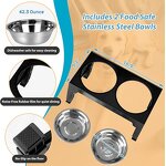Elevated Dog Bowl Factory - Adjustable Height Stainless Steel Raised Feeder