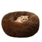 Dog Bed Supplier - Donut Washable Anti-Slip Round Fluffy Plush for Pets