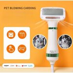 Pet Hair Comb Factory - 2-in-1 Hot Air Comb Blow Dry Comb Cleaning Integrated