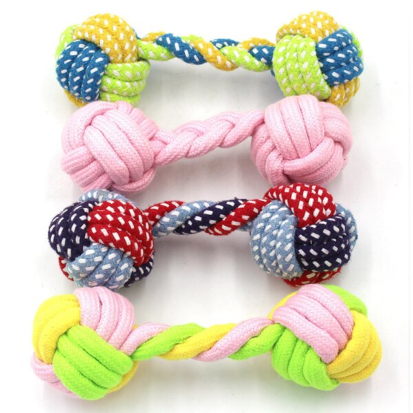 Dog Chew Toy Manufacturer - Non-toxic Cotton Knotted Teething Toy 15pcs Set