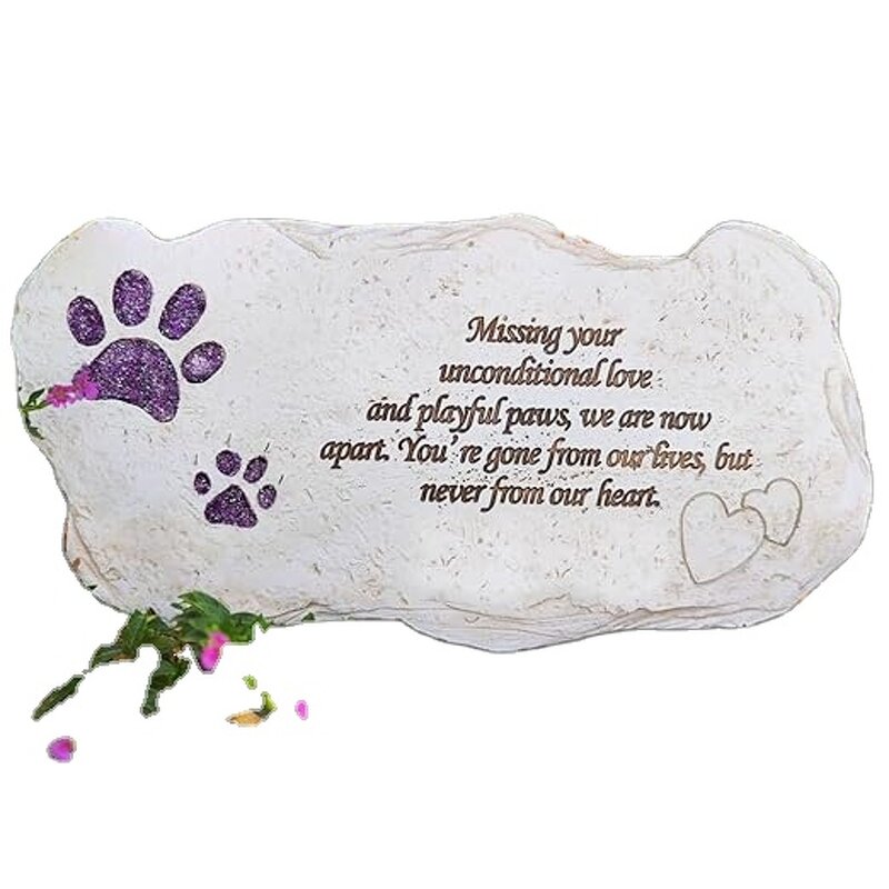 Pet Memorial Stone Manufacturer - Outdoor Garden Lawn Grave Marker Headstone