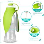 Dog Water Bottle Manufacturer - Portable Outdoor Hiking Travel Dispenser with Cup