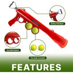 Dog Ball Launcher Factory - Launch & Fetch Hands-Free Pickup Toy with Balls