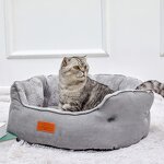Donut Pet Bed Supplier - Round Washable Anti-Slip Water-Resistant Cushion