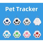 Wireless Pet Finder Manufacturer - Paw Shaped Bluetooth Key Chain Smart Alarm
