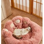 Plush Pet Bed Manufacturer - Footprints Nest Cute Bear Paw Sofa Bed Wholesale