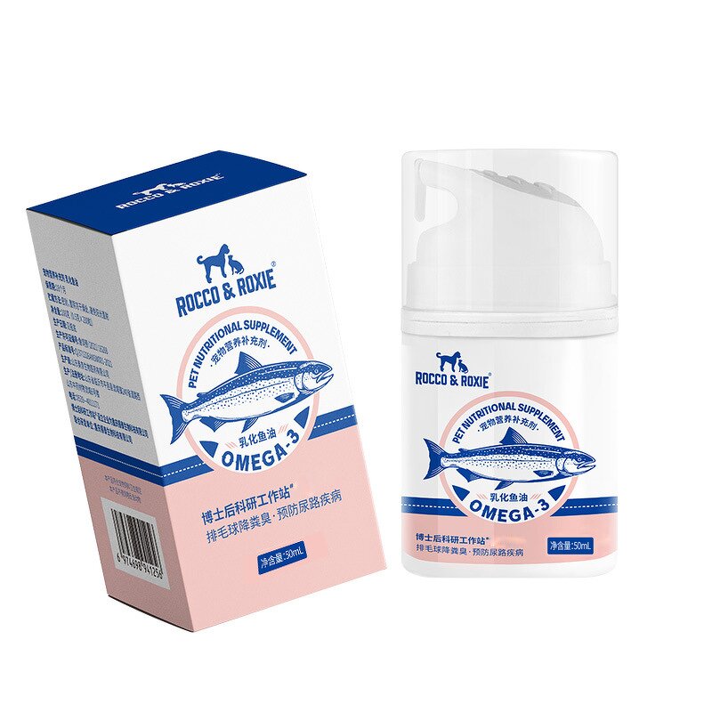 Salmon Oil for Pets Factory - Omega 3 EPA DHA for Skin Coat Joint Immune Heart