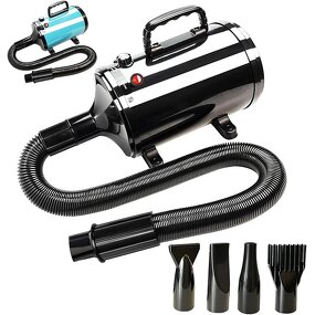 Pet Grooming Dryer Factory - Adjustable Speed Temperature Dog Blow Dryer Nozzles
