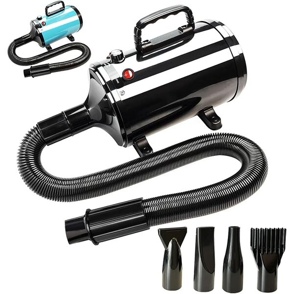 Pet Grooming Dryer Factory - Adjustable Speed Temperature Dog Blow Dryer Nozzles