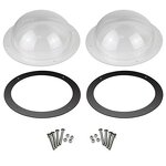 Transparent Pet Fence Manufacturer - Acrylic Semi-circle Window Cover Door