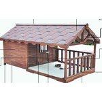 Dog Crate Supplier - Solid Wood Outdoor Rainproof Kennel Indoor Cage