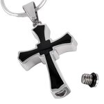 Memorial Urn Necklace Supplier - Sterling Silver Cross Cremation Jewelry Keepsake