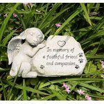 Dog Memorial Statue Factory - Sleeping Angel Figurine Grave Marker Outdoor