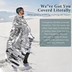 Emergency Blanket Supplier - Mylar Space Survival Kit for Outdoor Hiking Camping