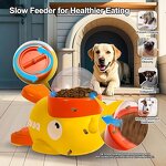 Dog Slow Feeder Manufacturer - 2-in-1 Interactive Puzzle Toy Duck Shaped Design