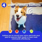 Dog Buttons Manufacturer - Talking Communication Starter Pack Clicker Trainer