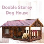Dog Crate Supplier - Solid Wood Outdoor Rainproof Kennel Indoor Cage